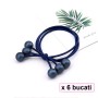 Elastice pentru codite Cod EL023 KK, set 6 bucati 